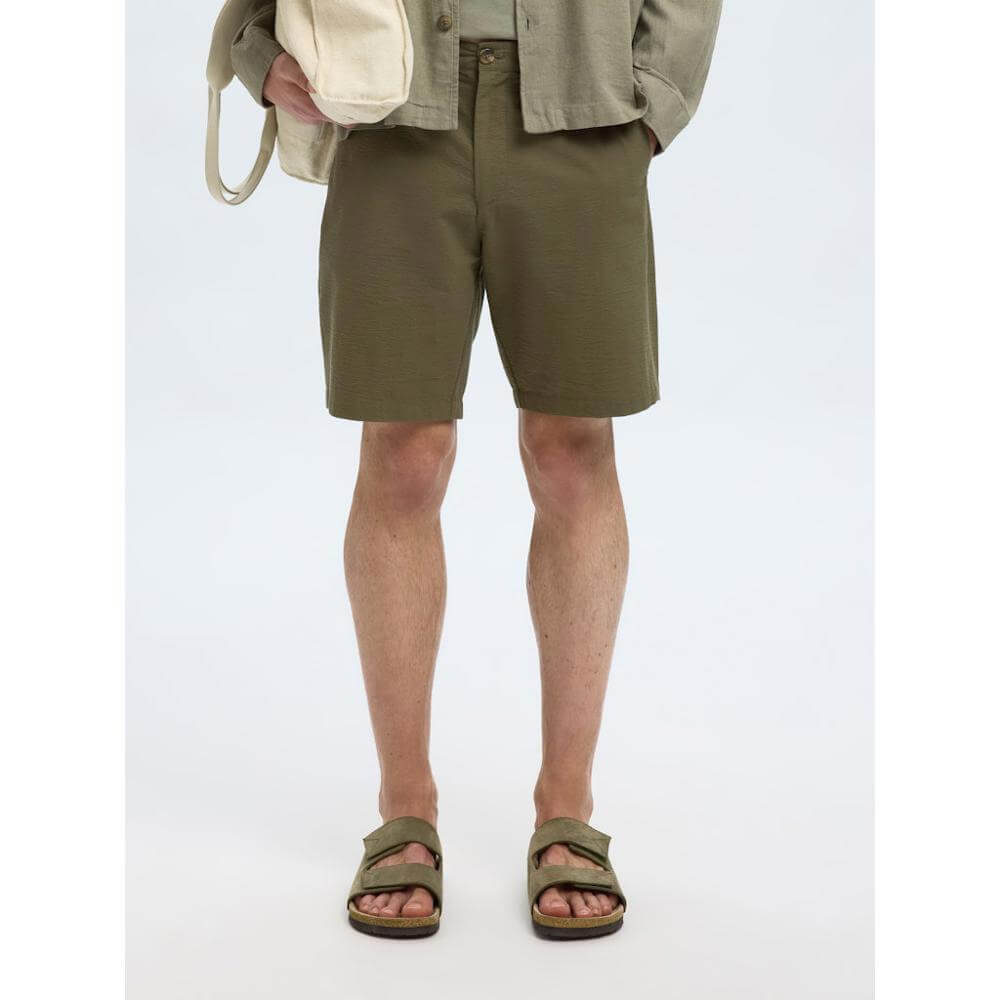 Selected Karl Regular Seersucker Shorts